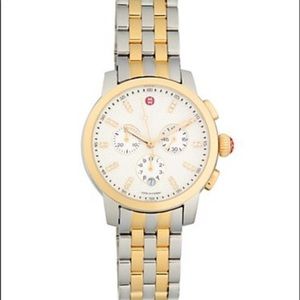 SOLDMichele Uptown Stainless Steel & Diamond Watch